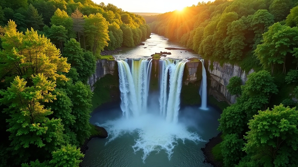 Venta Waterfall scenic viewpoint